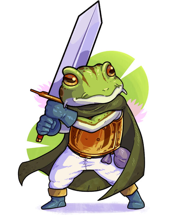 Chrono Trigger Fanart - Frog