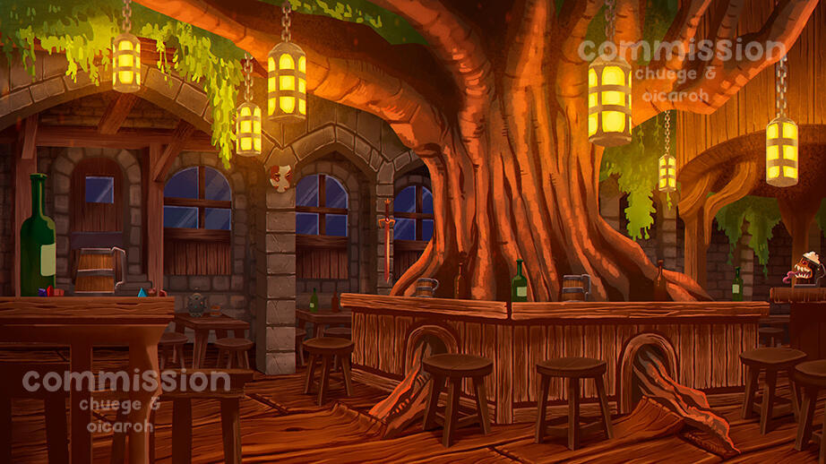 Commission for @TwistedPintTavern on YouTube✏️co-produced with Oicaroh