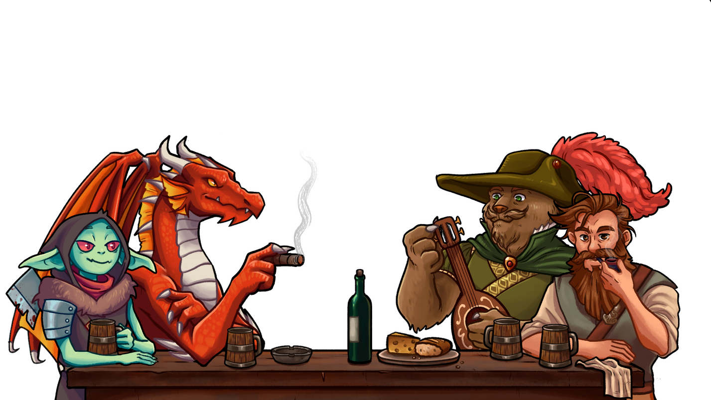 Commission for @DungeonLunchBreak on YouTube✏️co-produced with Oicaroh
