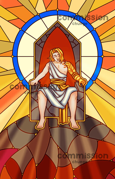 Religious raffiguration of Edel